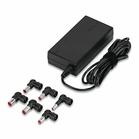 Targus Semi-Slim Laptop Charger for Various Devices, 90W, Black APA90US